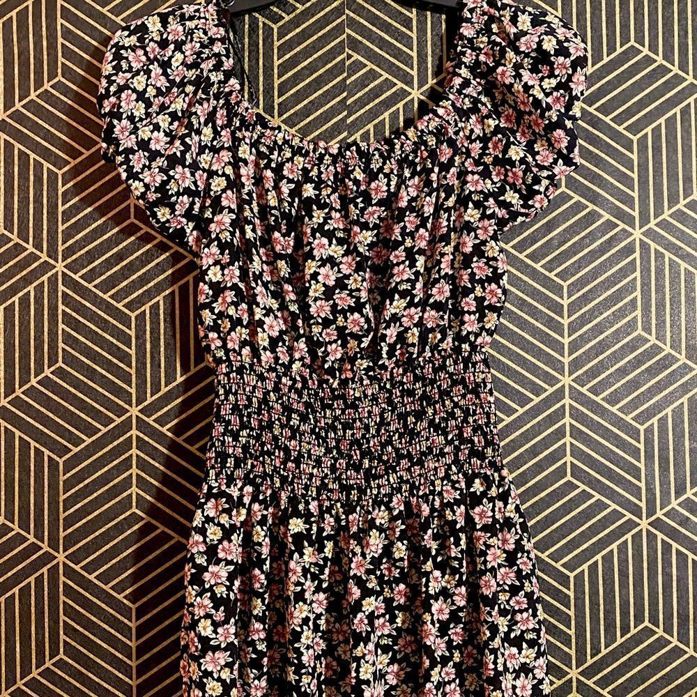 Papaya Floral Blouse L